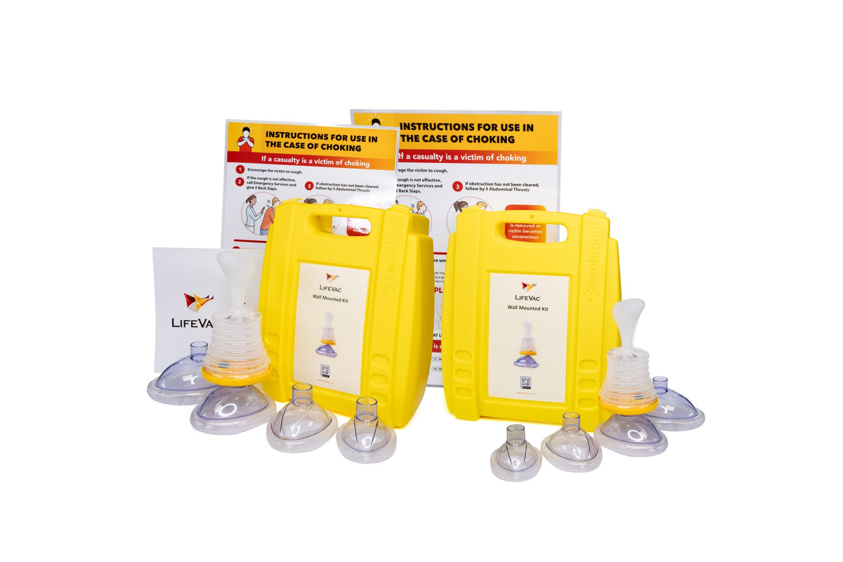 LifeVac® Nástenná súprava — balenie 2 ks